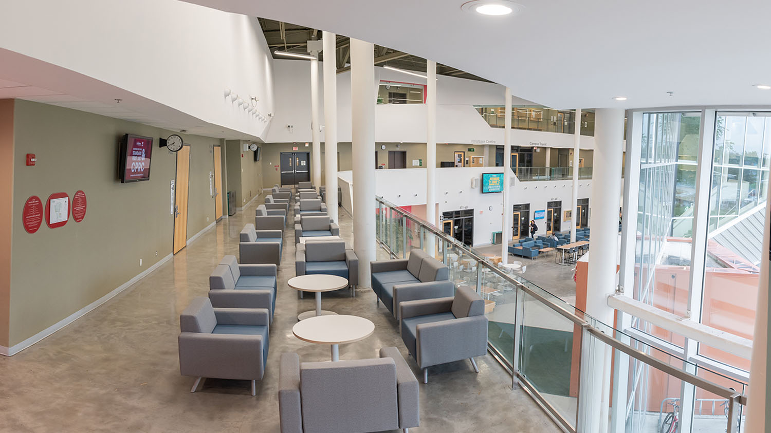 Second Floor Theatre Lobby, standard layout